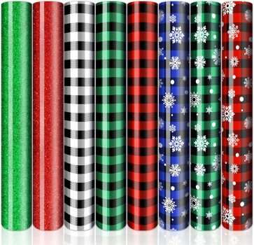 50% Off 8 Pack Christmas Heat Transfer Vinyl!